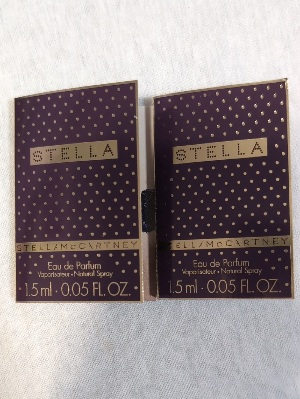 Stella McCartney Eau de Parfum EDP Sample Spray (2)  .05oz, 1.5ml *Discontinued*